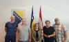 Predsjedateljica Kluba hrvatskog naroda u Domu naroda PSBiH Marina Pendeš razgovarala sa predstavnicima Samostalnog sindikata radnika BHRT-a